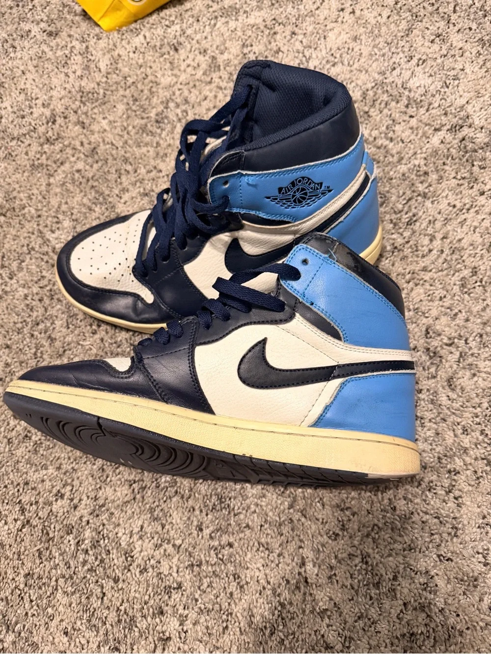 Nike Air Jordan 1 High Obsidian - Navy/White/Light Blue